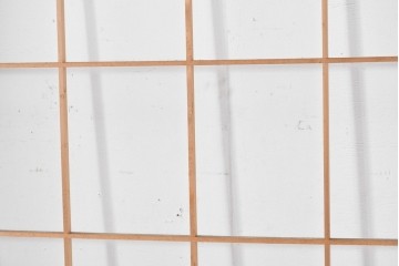 ヴィンテージ建具　昭和後期　上品な桟組みが引き立つ雪見障子戸4枚セット　(R-086565)