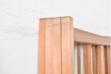 ヴィンテージ建具　昭和後期　上品な桟組みが引き立つ雪見障子戸4枚セット　(R-086566)