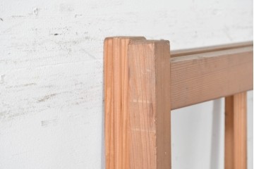 ヴィンテージ建具　昭和後期　シンプルで取り入れやすい障子戸2枚セット　(R-086581)