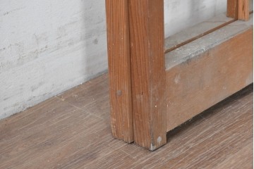 ヴィンテージ建具　昭和後期　シンプルで取り入れやすい障子戸2枚セット　(R-086581)