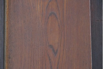 アンティーク建具　昭和初期　大正ロマン　異なる木色のコントラストが目を引く引き戸1枚　(R-086594)