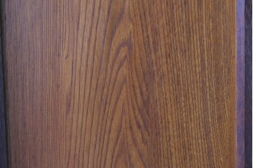 アンティーク建具　昭和初期　大正ロマン　異なる木色のコントラストが目を引くドア1枚　(R-086595)