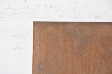 ヴィンテージ建具　昭和中期　温もりある木味のシンプルなドア1枚　(R-086597)