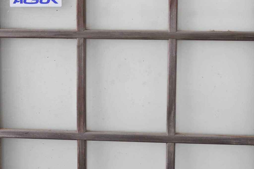 ヴィンテージ建具　昭和後期　背の高いガラス戸4枚セット　(R-086600)