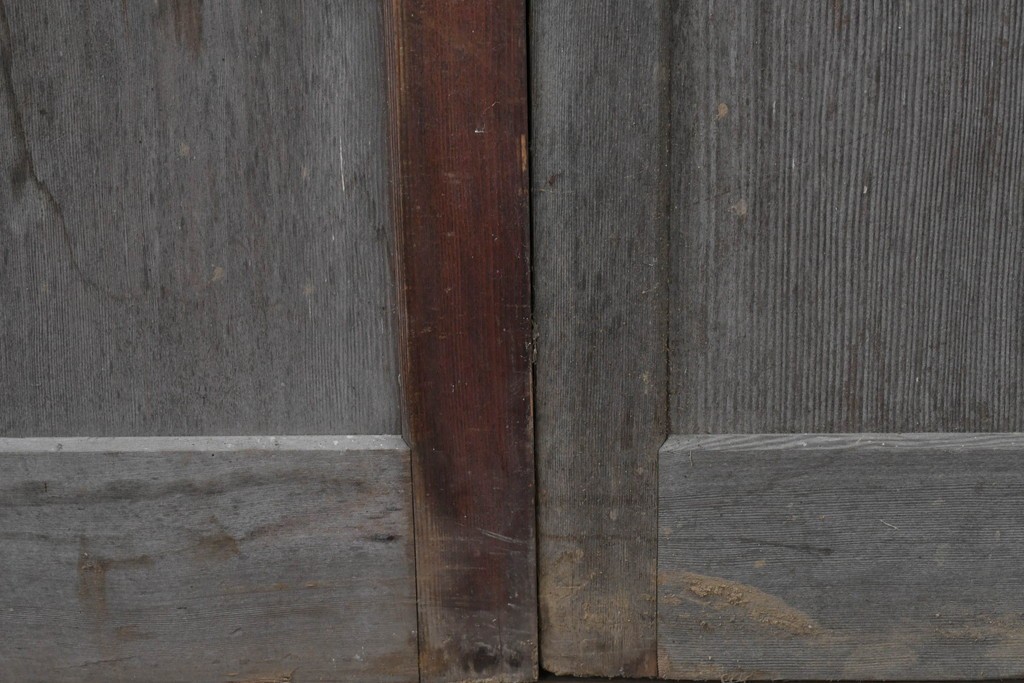 ヴィンテージ建具　昭和後期　背の高いガラス戸4枚セット　(R-086600)