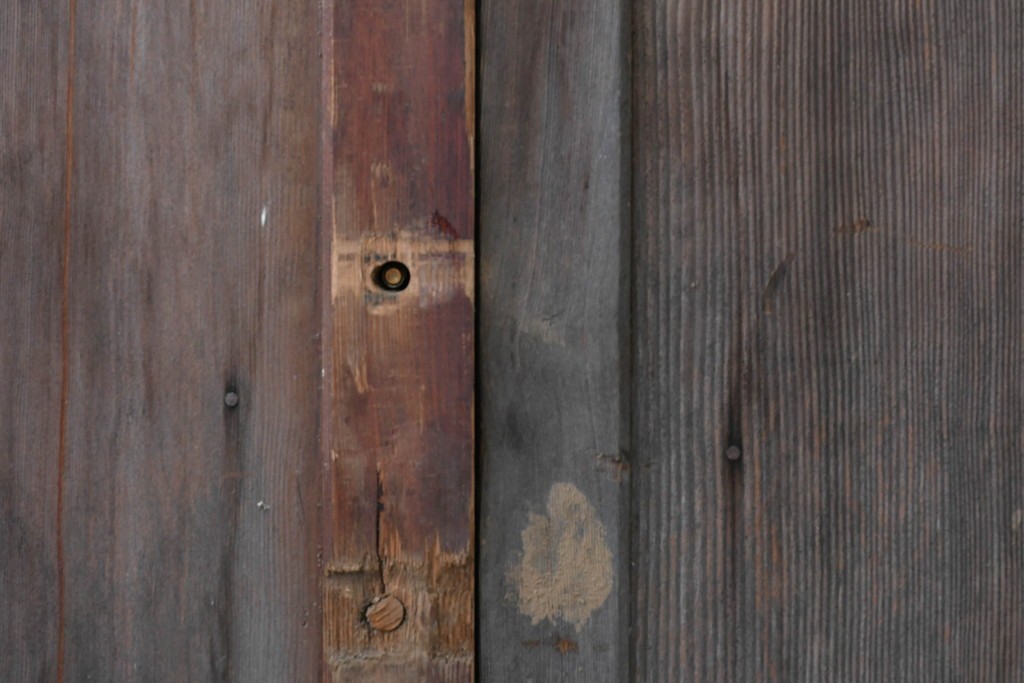 ヴィンテージ建具　昭和後期　背の高いガラス戸4枚セット　(R-086600)