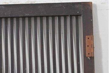 アンティーク建具　昭和初期　格子の美しい風合い豊かな格子戸1枚　(R-086604)
