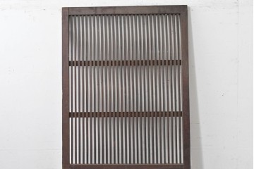 アンティーク建具　昭和初期　格子の美しい風合い豊かな格子戸1枚　(R-086604)