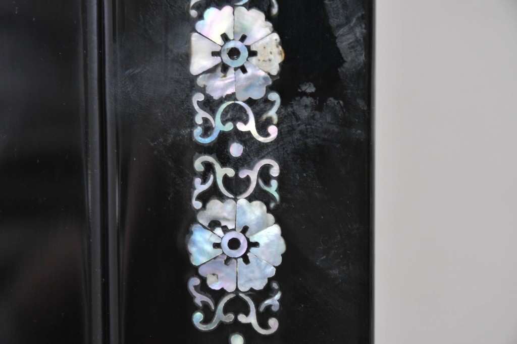 アジアンヴィンテージ　高級品　螺鈿細工が美しい衝立て　定価約180万円　(R-086609)