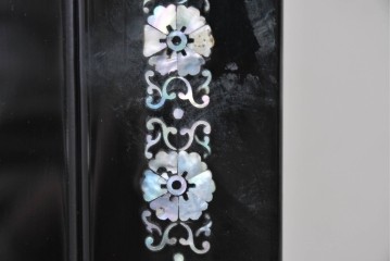 アジアンヴィンテージ　高級品　螺鈿細工が美しい衝立て　定価約180万円　(R-086609)