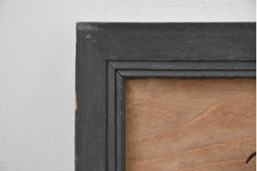 アンティーク建具　昭和初期　竹に雀・松に鶴・梅にウグイスの透かし彫りがあしらわれた欄間1枚　(R-086612)
