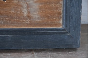 アンティーク建具　昭和初期　竹に雀・松に鶴・梅にウグイスの透かし彫りがあしらわれた欄間1枚　(R-086612)