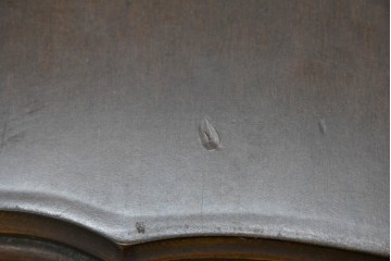 イタリアヴィンテージ　アンティーク調　ロココ様式の彫刻が優雅なサロンテーブル　(R-086617)