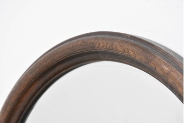 中古　別途有料でデスクにもリメイク可能!!　神戸洋家具　楢(ナラ)材　クラシカルな彫刻入りのドレッサー　(R-086623)