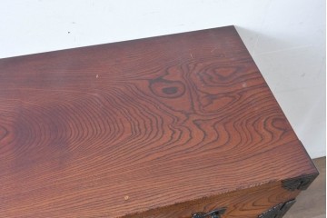 中古　岩谷堂箪笥　豊かな木目が楽しめる引き出し5杯の衣装箪笥　(R-086627)