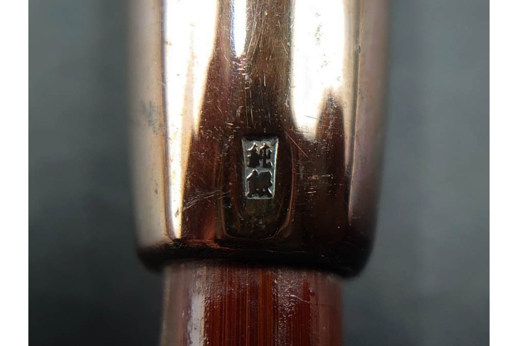 純銀製　象嵌　松鷹図・鯉図・梅鳥図の意匠豊かな煙管3点セット　共箱付き　(R-086642)