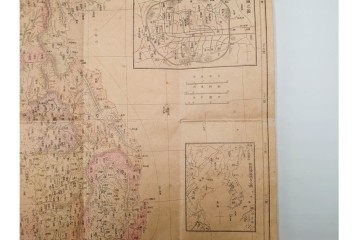 明治27年　「実測朝鮮全図」　朝鮮全域を実測で記した古地図　(R-086645)