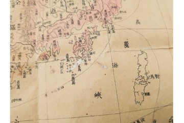 明治27年　「実測朝鮮全図」　朝鮮全域を実測で記した古地図　(R-086645)