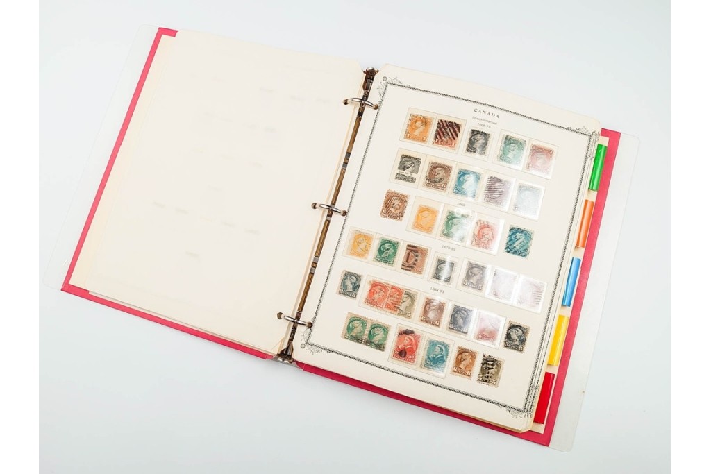 1857年～　カナダの色々な図案が並ぶ未使用&使用済の切手セット　(R-086647)