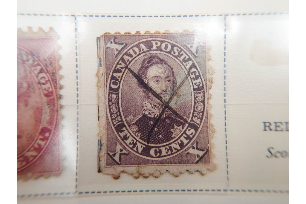 1857年～　カナダの色々な図案が並ぶ未使用&使用済の切手セット　(R-086647)