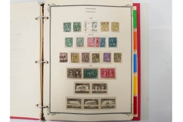 1857年～　カナダの色々な図案が並ぶ未使用&使用済の切手セット　(R-086647)