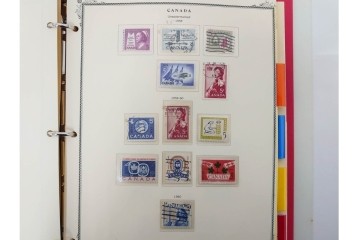 1857年～　カナダの色々な図案が並ぶ未使用&使用済の切手セット　(R-086647)