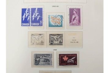 1857年～　カナダの色々な図案が並ぶ未使用&使用済の切手セット　(R-086647)