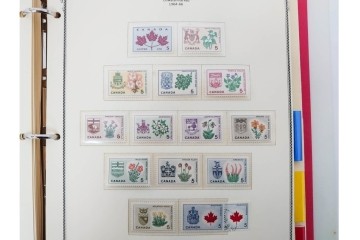 1857年～　カナダの色々な図案が並ぶ未使用&使用済の切手セット　(R-086647)