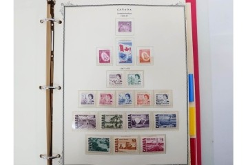 1857年～　カナダの色々な図案が並ぶ未使用&使用済の切手セット　(R-086647)