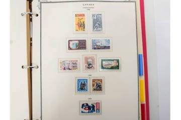 1857年～　カナダの色々な図案が並ぶ未使用&使用済の切手セット　(R-086647)