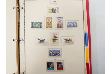 1857年～　カナダの色々な図案が並ぶ未使用&使用済の切手セット　(R-086647)