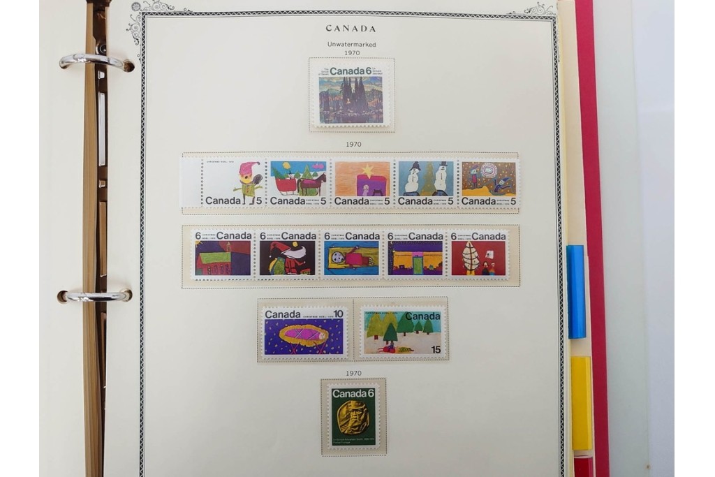 1857年～　カナダの色々な図案が並ぶ未使用&使用済の切手セット　(R-086647)