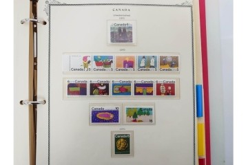 1857年～　カナダの色々な図案が並ぶ未使用&使用済の切手セット　(R-086647)