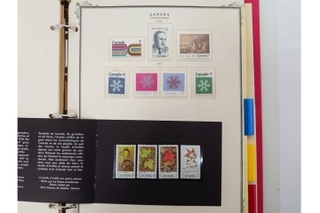 1857年～　カナダの色々な図案が並ぶ未使用&使用済の切手セット　(R-086647)
