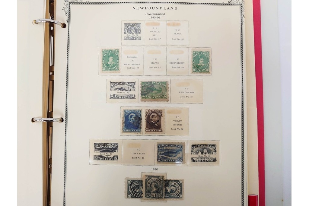 1857年～　カナダの色々な図案が並ぶ未使用&使用済の切手セット　(R-086647)