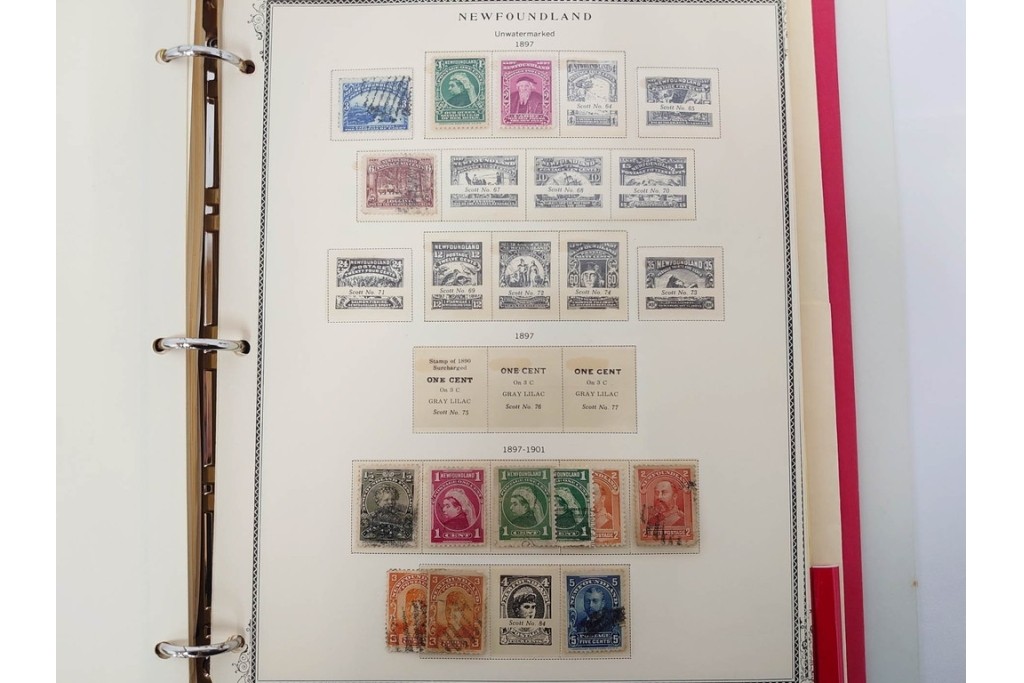 1857年～　カナダの色々な図案が並ぶ未使用&使用済の切手セット　(R-086647)