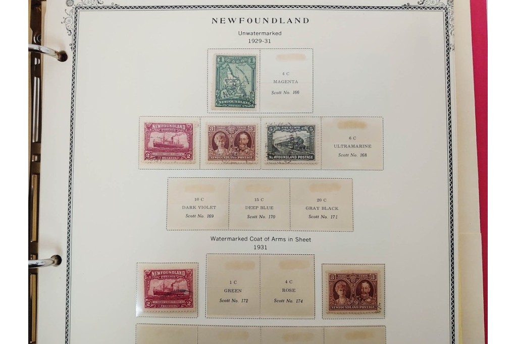 1857年～　カナダの色々な図案が並ぶ未使用&使用済の切手セット　(R-086647)