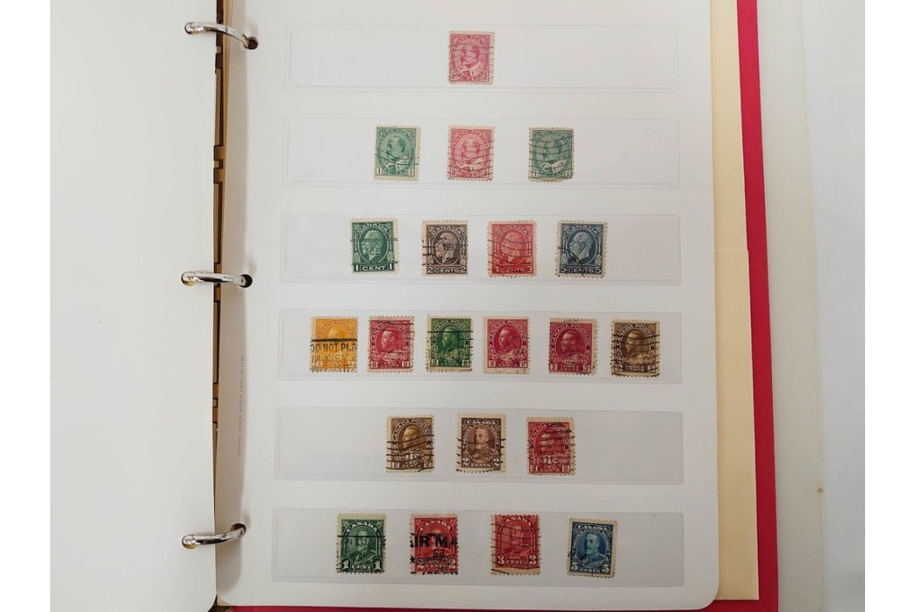 1857年～　カナダの色々な図案が並ぶ未使用&使用済の切手セット　(R-086647)