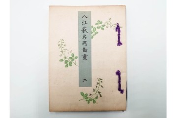 明治25年　木梨恒充 著　「八江萩名所図画」　江戸末期の萩の名所を記した地誌　全7冊揃　帙付き　(R-086648)