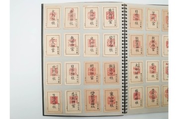 中国輸出用・日本など　大判サイズあり　木版画や神社のデザインが面白いマッチラベル273枚セット　ファイル付き　(R-086652)