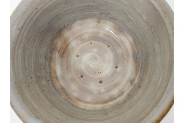 人間国宝 島岡達三　象嵌赤絵の草花文が味わい深い小鉢　共箱付き　(R-086653)