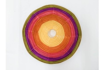 ヴィンテージ　イサム・ノグチ　AKARI(アカリ)　1A　尾関次七商店製　段染めのシェードが印象的なテーブルスタンド　外箱付き　(R-086658)