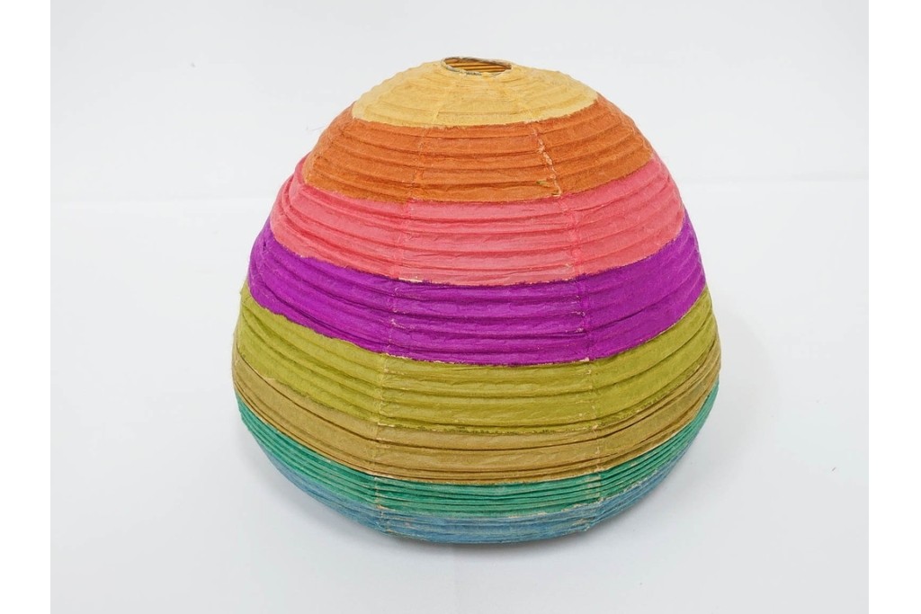 ヴィンテージ　イサム・ノグチ　AKARI(アカリ)　1A　尾関次七商店製　段染めのシェードが印象的なテーブルスタンド　外箱付き　(R-086658)