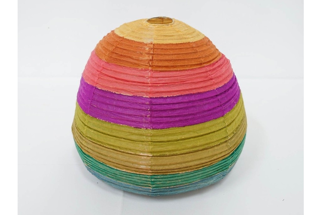 ヴィンテージ　イサム・ノグチ　AKARI(アカリ)　1A　尾関次七商店製　段染めのシェードが印象的なテーブルスタンド　外箱付き　(R-086658)