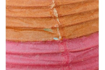 ヴィンテージ　イサム・ノグチ　AKARI(アカリ)　1A　尾関次七商店製　段染めのシェードが印象的なテーブルスタンド　外箱付き　(R-086658)