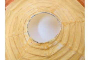 ヴィンテージ　イサム・ノグチ　AKARI(アカリ)　1A　尾関次七商店製　段染めのシェードが印象的なテーブルスタンド　外箱付き　(R-086658)