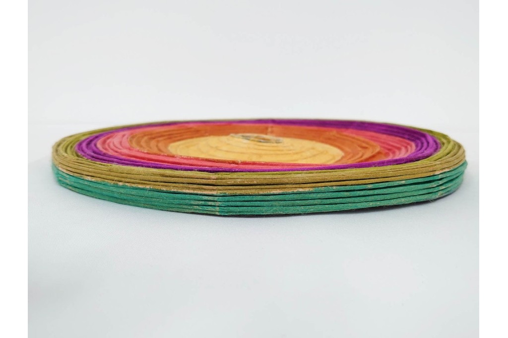 ヴィンテージ　イサム・ノグチ　AKARI(アカリ)　1A　尾関次七商店製　段染めのシェードが印象的なテーブルスタンド　外箱付き　(R-086658)