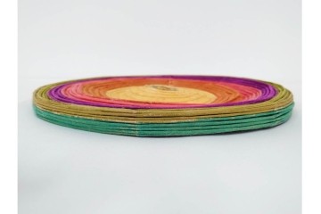 ヴィンテージ　イサム・ノグチ　AKARI(アカリ)　1A　尾関次七商店製　段染めのシェードが印象的なテーブルスタンド　外箱付き　(R-086658)