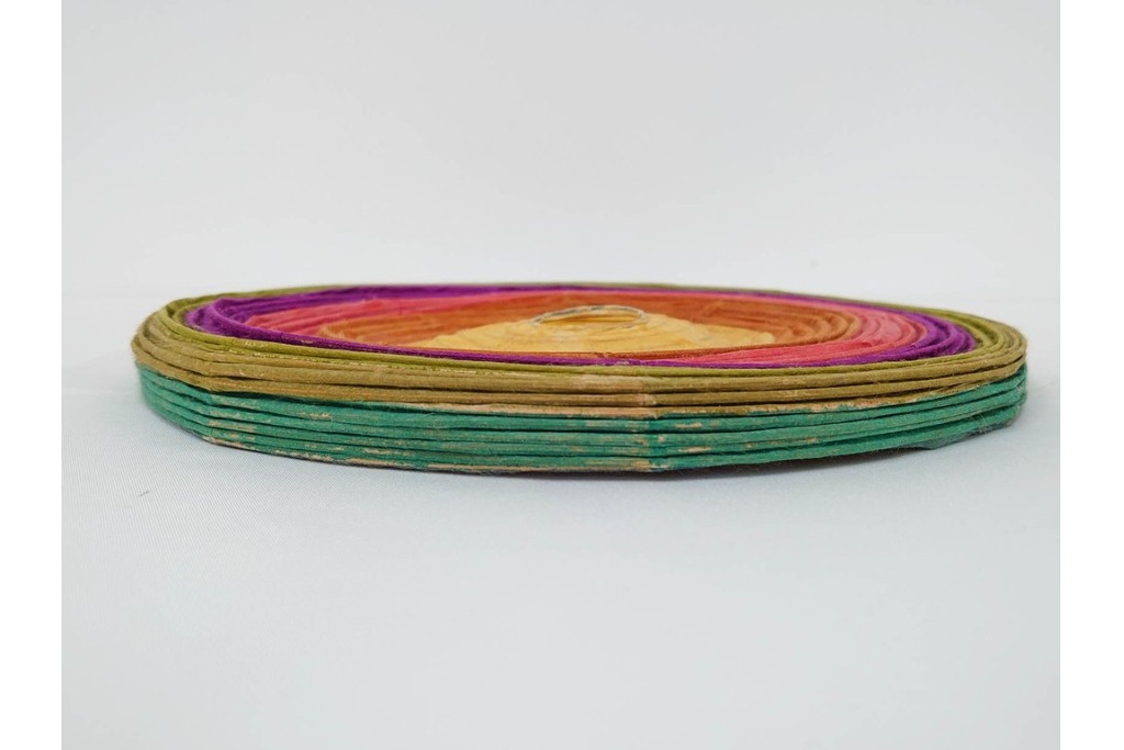 ヴィンテージ　イサム・ノグチ　AKARI(アカリ)　1A　尾関次七商店製　段染めのシェードが印象的なテーブルスタンド　外箱付き　(R-086658)