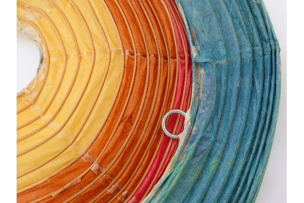 ヴィンテージ　イサム・ノグチ　AKARI(アカリ)　1A　尾関次七商店製　段染めのシェードが印象的なテーブルスタンド　外箱付き　(R-086658)